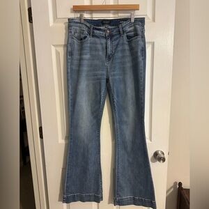 Judy Blue Classic Denim Flare Trouser Jeans
